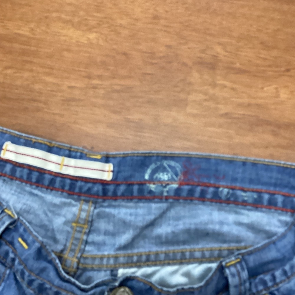 Gap 1969 Womens Blue Denim Cargo Shorts Long Utility Bermuda Size 8 Light Wash - Picture 5 of 10